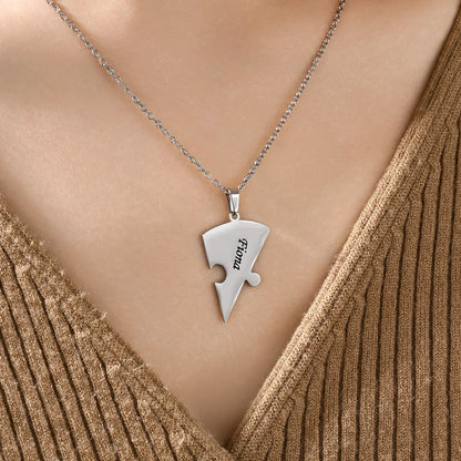 Unione™ – Collana puzzle familiare personalizzata
