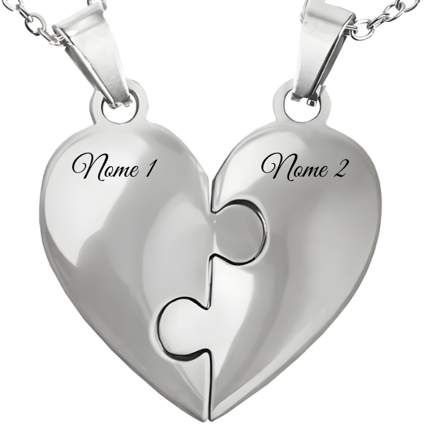 Unione™ - Collana puzzle personalizzata famiglia