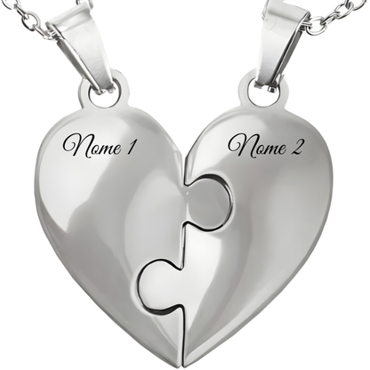 Unione™ - Collana puzzle personalizzata famiglia