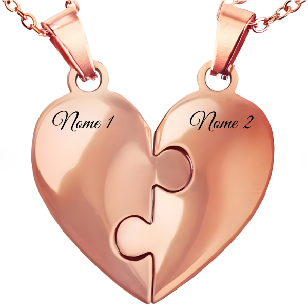 Unione™ - Collana puzzle personalizzata famiglia