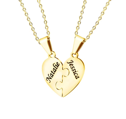 Unione™ - Collana puzzle personalizzata famiglia