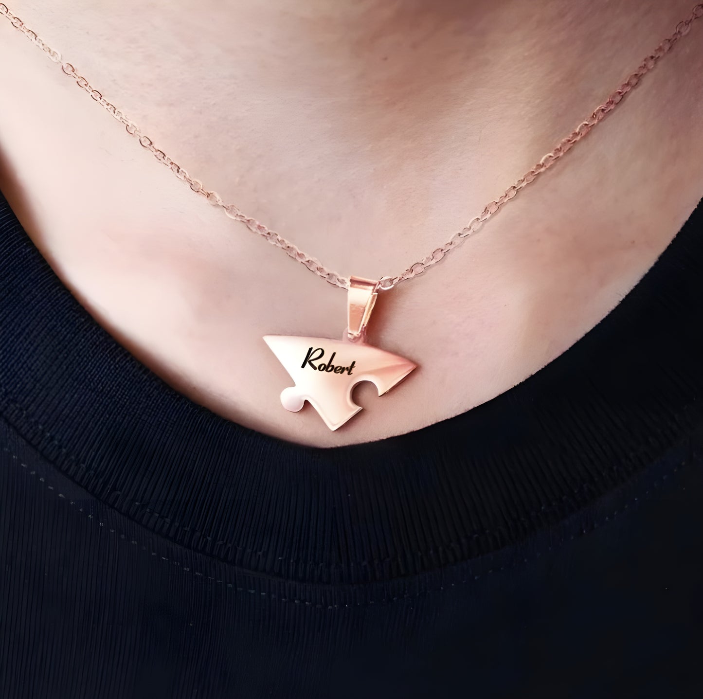 Unione™ - Collana puzzle personalizzata famiglia