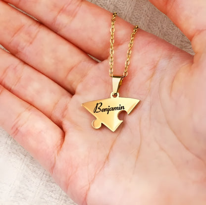 Unione™ - Collana puzzle personalizzata famiglia